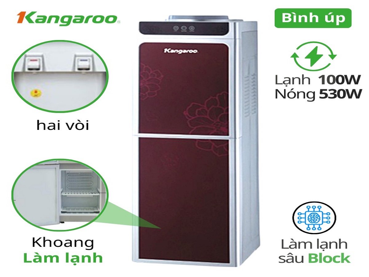 Cây nước nóng lạnh kangaroo 2 vòi KG40N - cung cấp nước sạch, tiện dụng mọi lúc