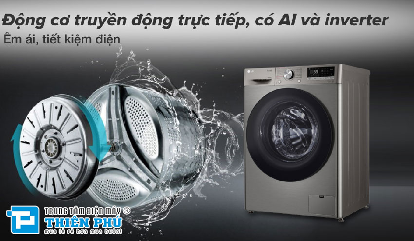 Đánh giá chi tiết công nghệ trên máy giặt sấy LG inverter FV1410D4P