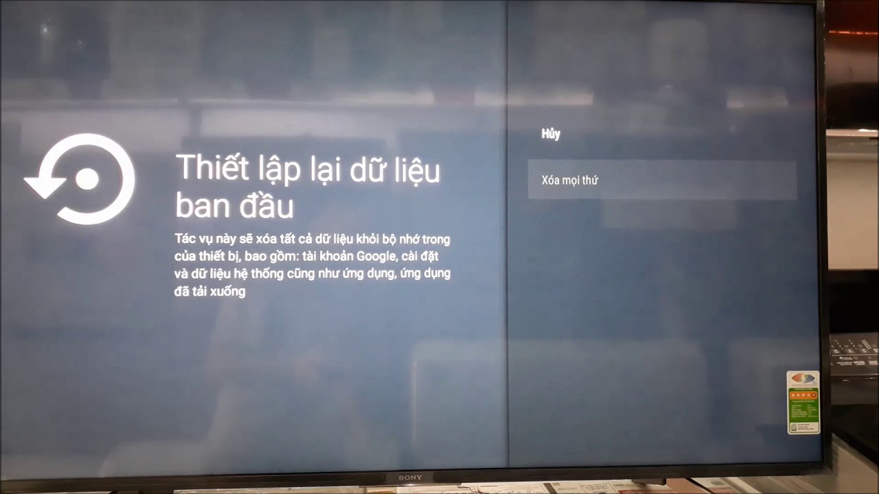 Hướng dẫn cách Reset tivi Sony đơn giản ai cũng có thể làm được