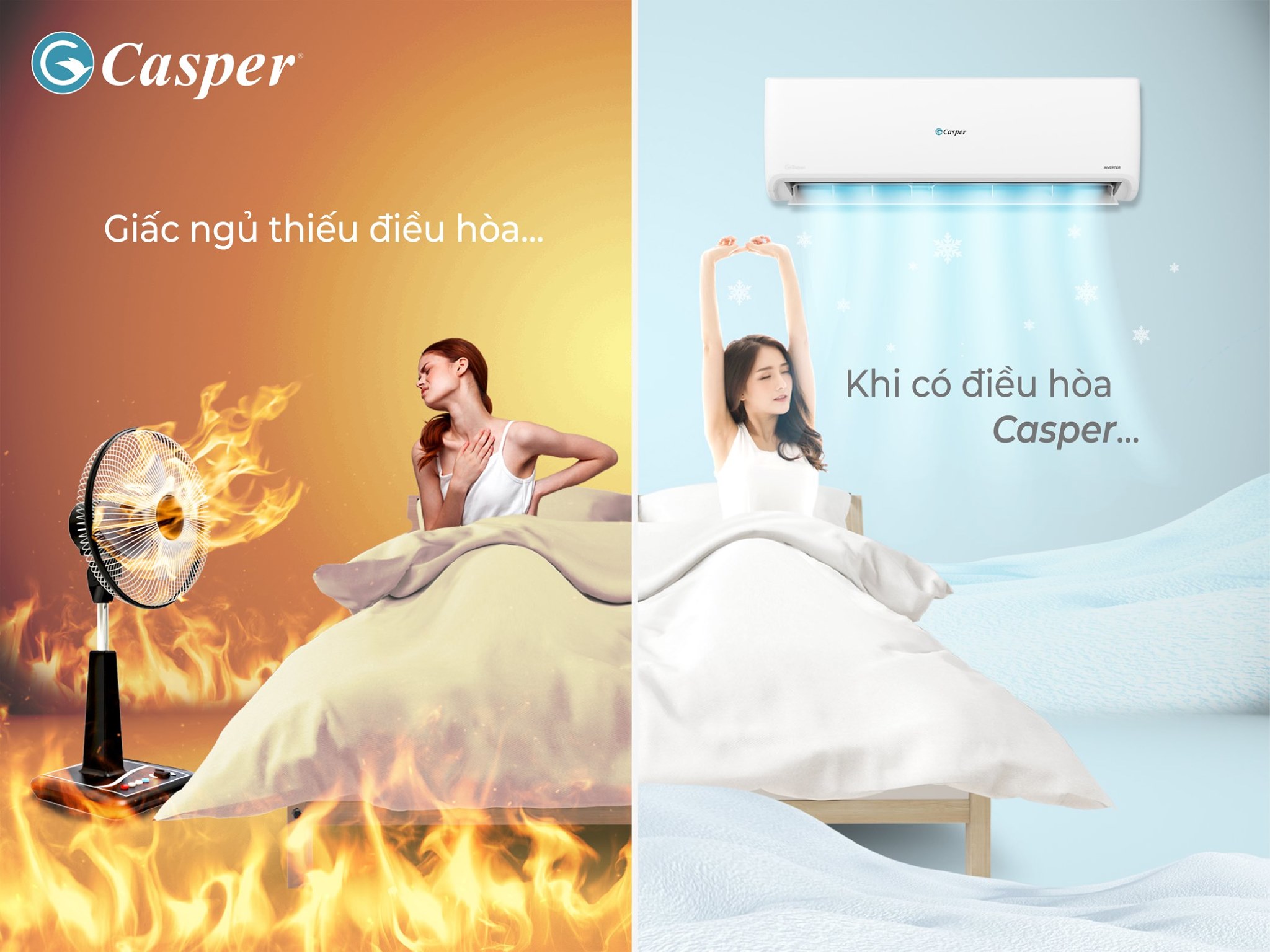 Khám phá các công nghệ, tính năng trên điều hòa Casper 12000btu JC-12IU36