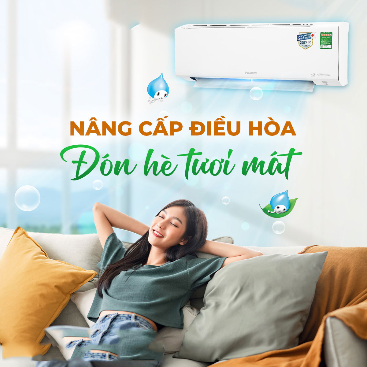 Những ưu điểm đáng chú ý của điều hòa Daikin 12000btu 1 chiều FTKF35ZVMV