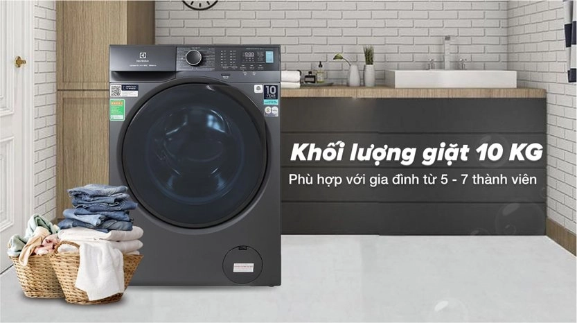 Máy giặt Electrolux EWF1024D3SC- Công nghệ giặt hơi nước, bảo vệ sợi vải tối ưu