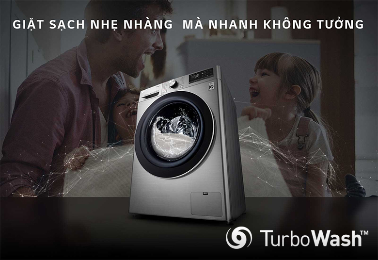 Trải nghiệm giặt giũ thông minh với máy giặt LG FB1209S6M