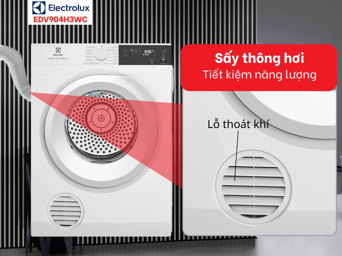 Giữa máy sấy quần áo electrolux EDS904H3WC với EDV904H3WC nên sử dụng loại nào? 