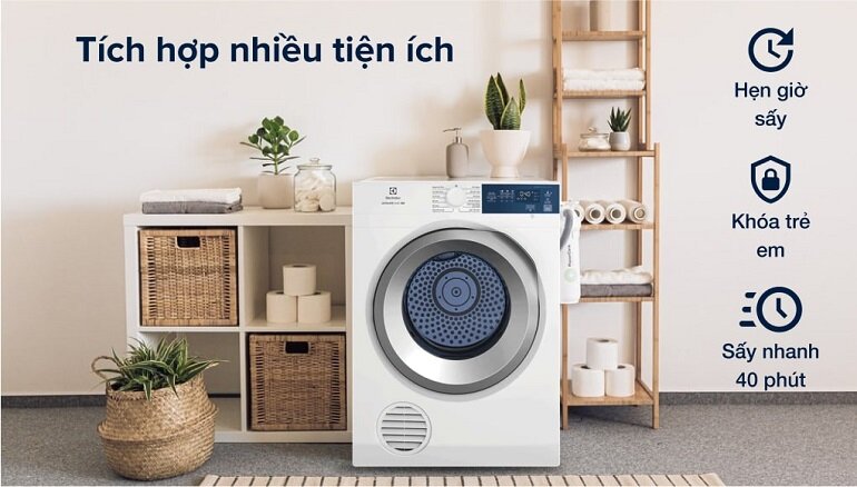 Giữa máy sấy quần áo electrolux EDS904H3WC với EDV904H3WC nên sử dụng loại nào? 