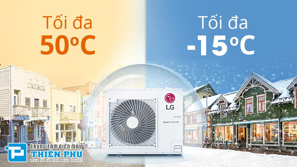 Điều hòa nối ống gió LG 24000btu ZBNQ24GM1A0/ZUAC1 có độ bền cao