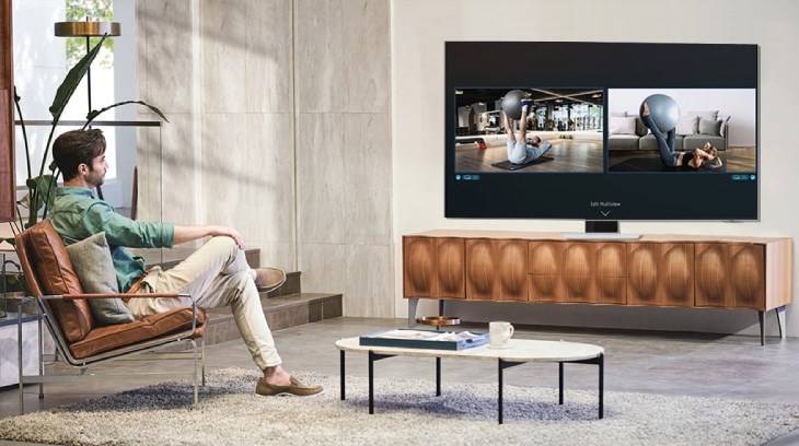 Smart tivi samsung QLED 55 Inch QA55Q60BAKXXV- Trải nghiệm hình ảnh đỉnh cao, giải trí không giới hạn