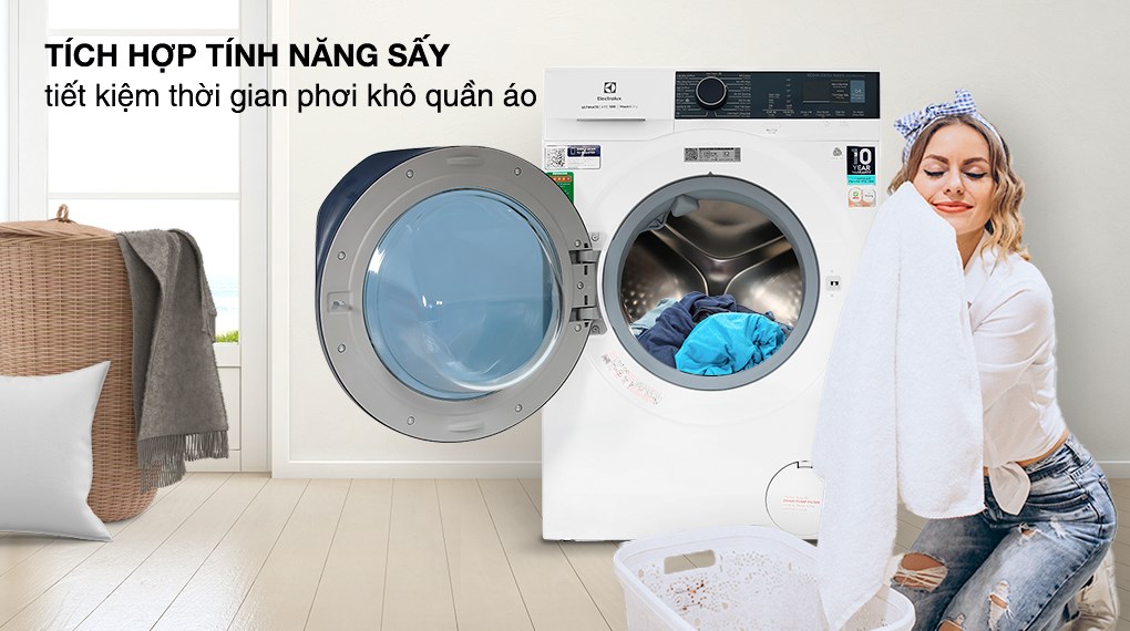 4 điểm mạnh của máy giặt sấy electrolux giá rẻ EWW1343R7WC mới nhất hiện nay 