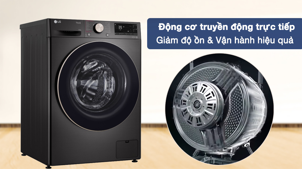 Giặt sạch hơn, vận hành êm ái với máy giặt LG FV1412S3B– Người bạn đồng hành lý tưởng!