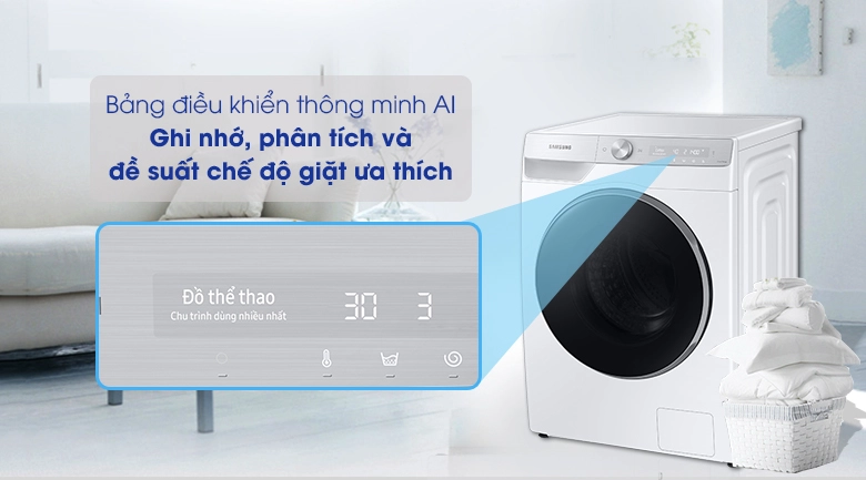 5 Lý do khiến máy giặt samsung 10Kg WW10TP44DSH/SV được bán chạy 