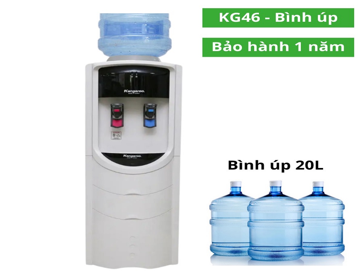 Cây nước nóng lạnh Kangaroo 2 vòi KG46 cây nước nóng lạnh hiện đại cho cuộc sống tiện nghi