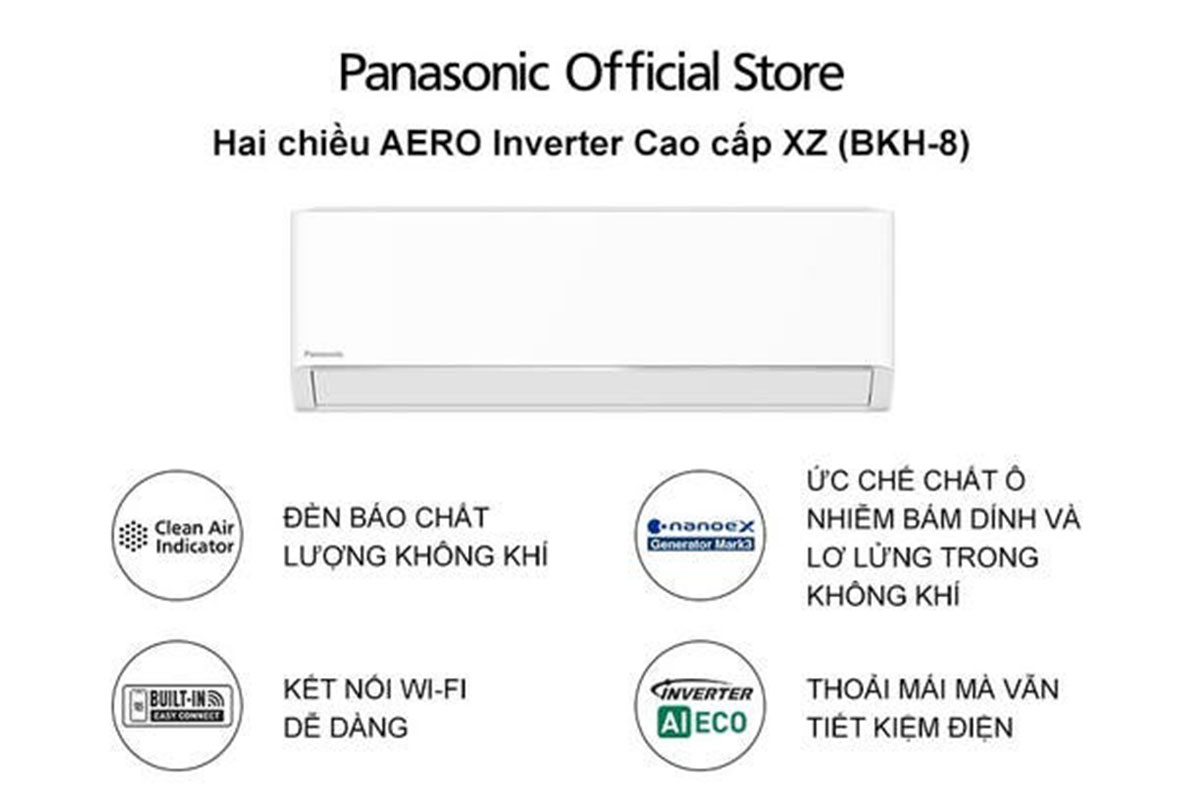 Tại sao nhà có trẻ nhỏ nên mua điều hòa Panasonic 2 chiều CS-XZ12BKH-8?
