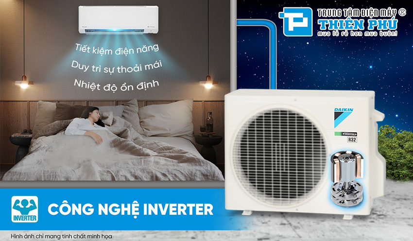 Điều hòa Daikin 1 chiều FTKY25ZVMV, điều hòa nhiều tiện ích đáng mua 2025