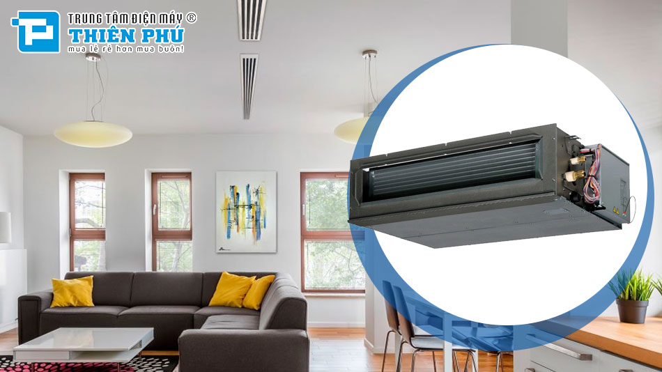 Dàn Lạnh Nối Ống Gió Điều Hòa Trung Tâm Mitsubishi 2 Chiều 95500Btu FDU280KXZE1