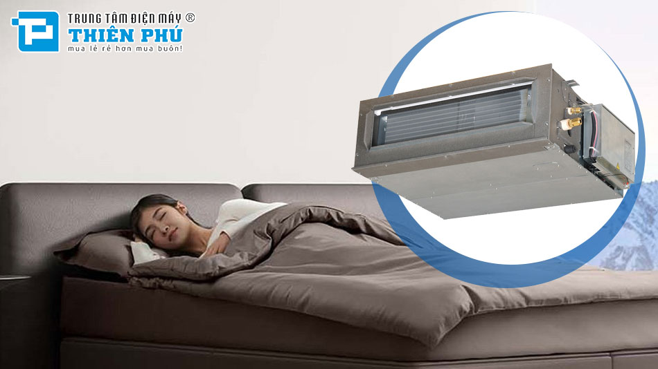 Dàn Lạnh Nối Ống Gió Điều Hòa Trung Tâm Mitsubishi 2 Chiều 30700Btu FDUM90KXE6F