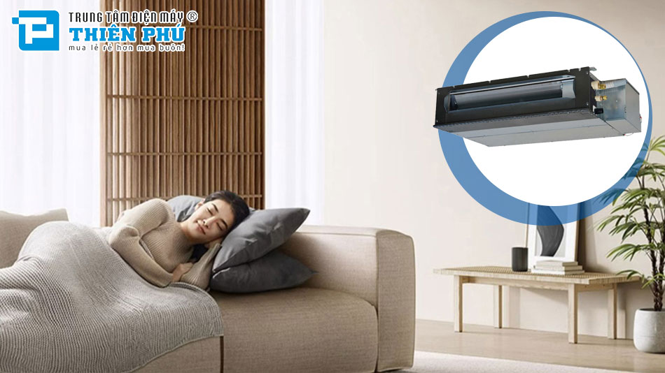 Dàn Lạnh Nối Ống Gió Điều Hòa Trung Tâm Mitsubishi 2 Chiều 7500Btu FDUT22KXE6F-E