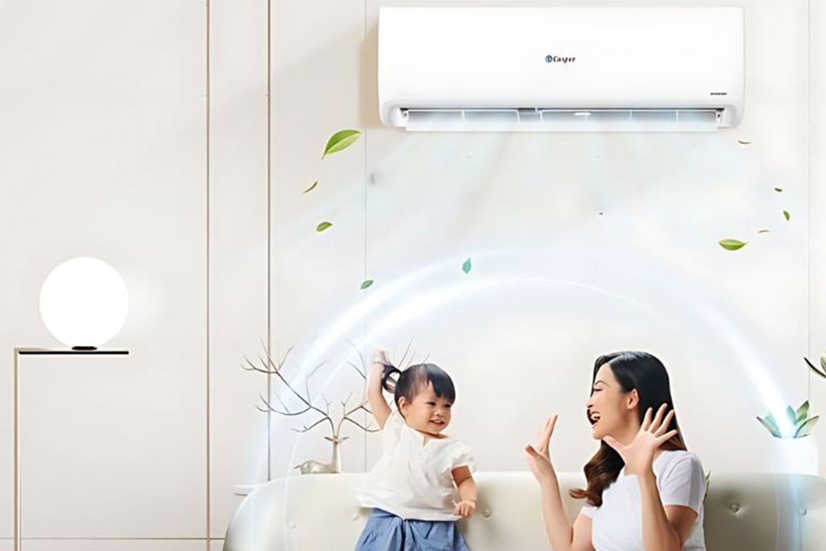 Phòng ngủ em bé có nên lắp điều hòa Casper QH-12IU36A 12000 2 chiều inverter?