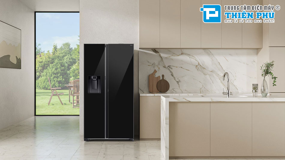 Tủ Lạnh Samsung Inverter Side By Side 634 Lít RS80F65J2BSV