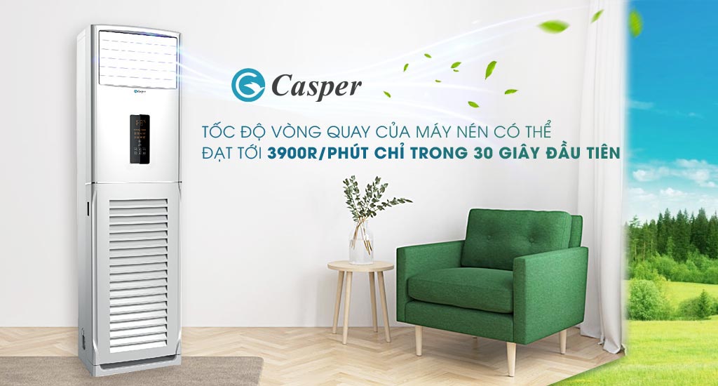 Có nên mua điều hòa cây 1 chiều Casper FC-28TL22? Những lý do không thể bỏ qua