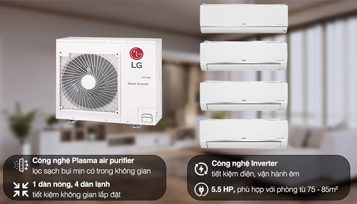 Mua điều hòa multi LG 2 chiều Z5UW36GFA0 ở đâu giá rẻ nhất