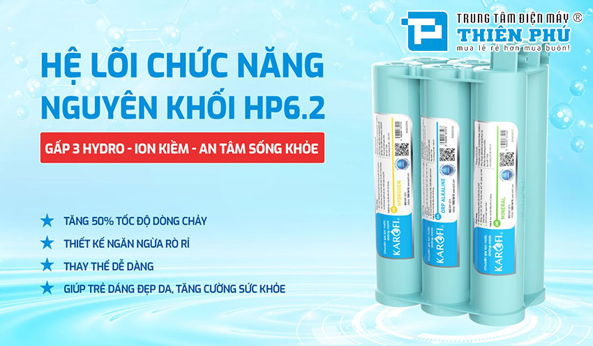 Máy Lọc Nước Hydro-ion Kiềm Karofi KAE-S68 12 Lõi