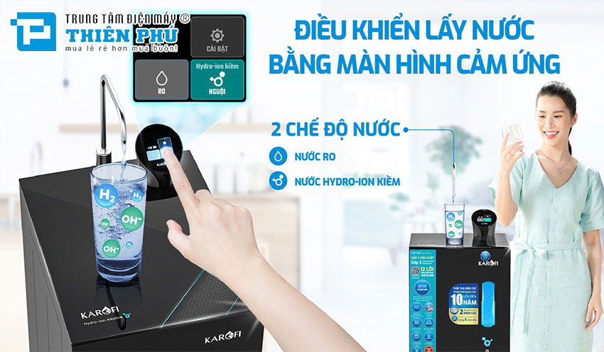 Máy Lọc Nước Hydro-ion Kiềm Karofi KAE-S68 12 Lõi
