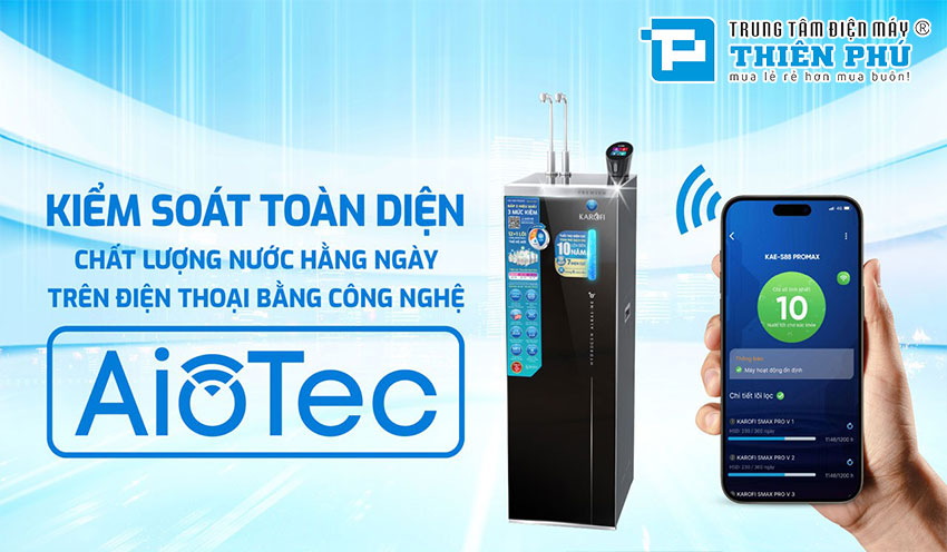 Máy Lọc Nước Hydro-ion Kiềm Karofi KAE-S88 PRO MAX 12 Lõi