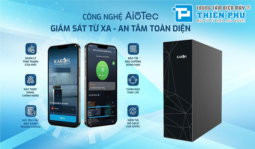 Máy Lọc Nước Karofi KAQ-U99 10 lõi
