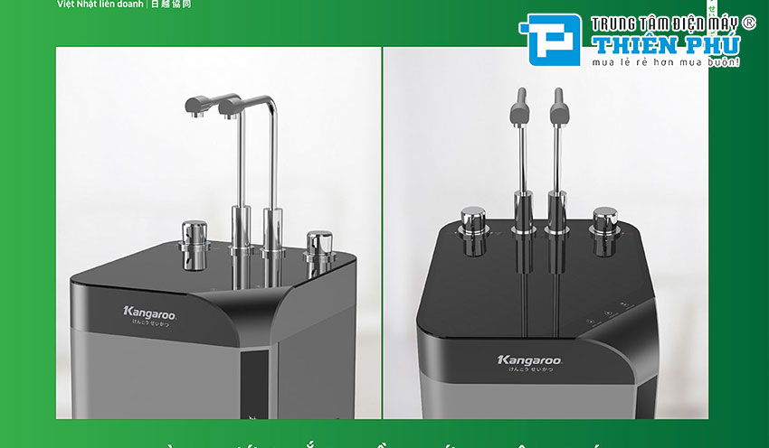 Máy Lọc Nước Kangaroo Hydrogen Nóng Lạnh Waterfall KG10W6 10 Lõi