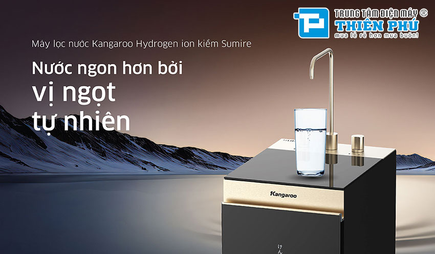 Máy Lọc Nước Kangaroo Sumire Hydrogen ion Kiềm KGEP12A1 12 Lõi