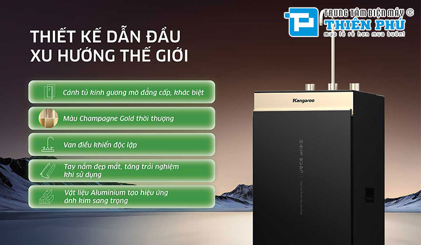 Máy Lọc Nước Kangaroo Sumire Hydrogen ion kiềm KGEP13A1