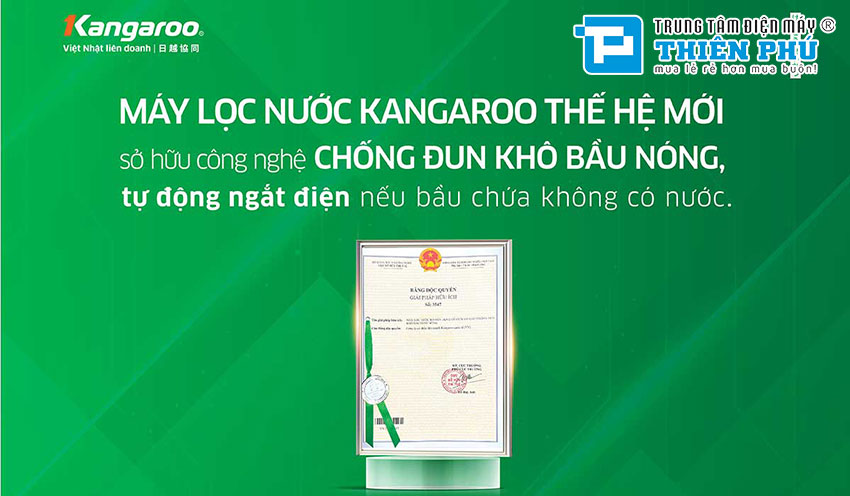 Máy Lọc Nước Kangaroo Sumire Hydrogen Ion Kiềm Nóng Lạnh KGHC12A3