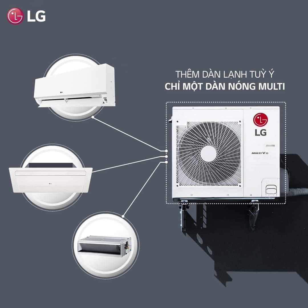 Điều hòa multi LG 1 chiều Z3UQ24GFD0 giải pháp cho những gia đình có diện tích khiêm tốn 