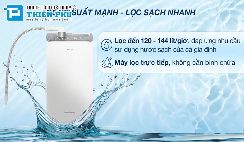 Máy Lọc Nước Panasonic Ion Kiềm TK-AS500-ZVN