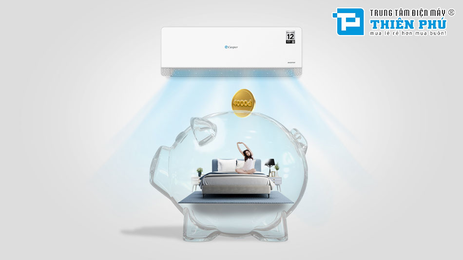 Đánh giá điều hòa Casper inverter 1 chiều 12000btu QC-12IU36A có tiết kiệm điện tốt không?