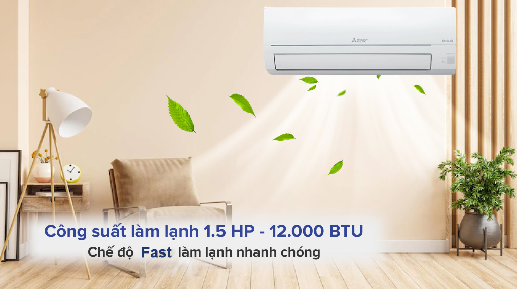 6 tính năng nổi bật trên điều hòa Mitsubishi MSY-JW35VF bạn nên biết