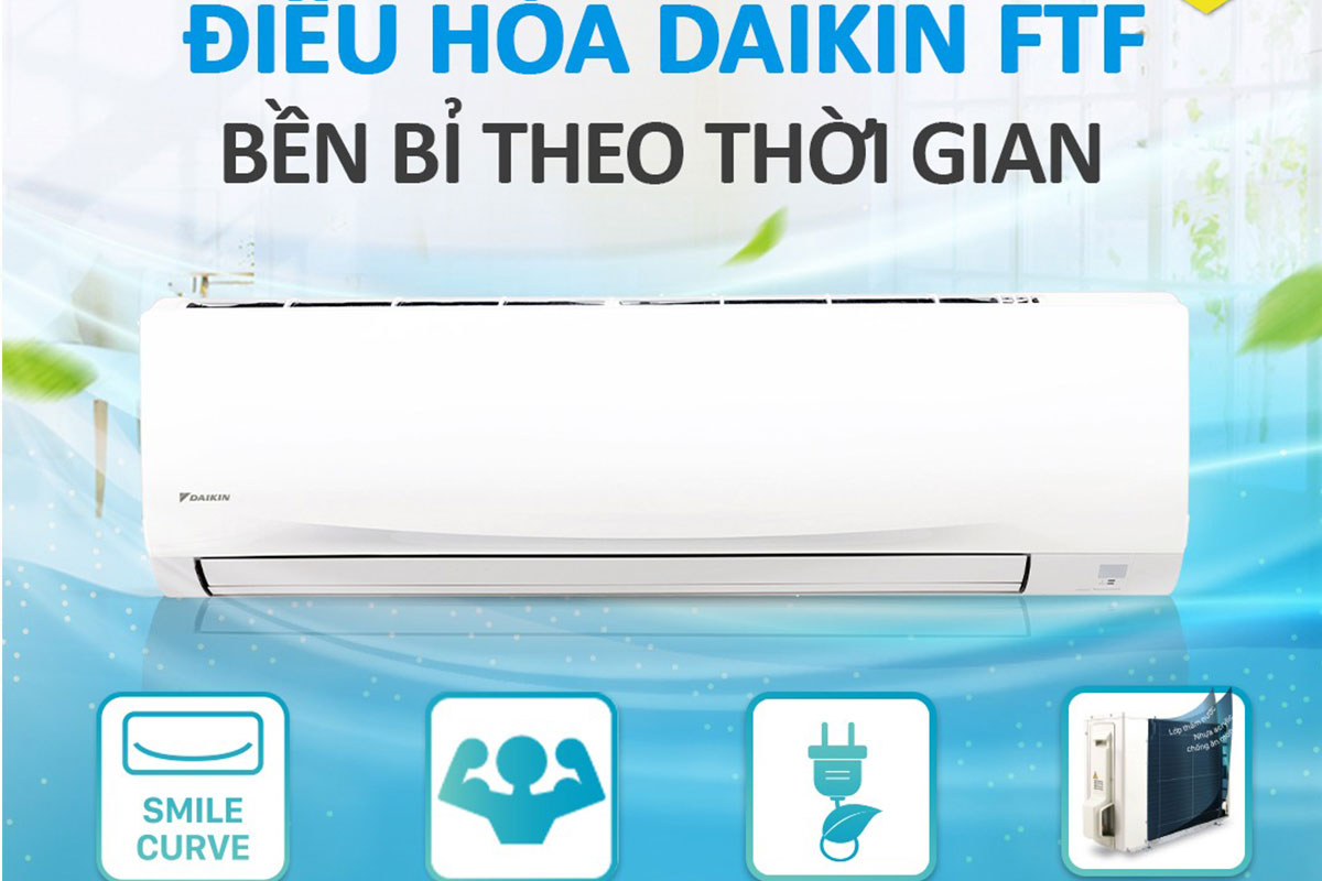Review điều hòa Daikin 1 chiều 28000Btu FTF85XV1V mẫu mới nhất 2025