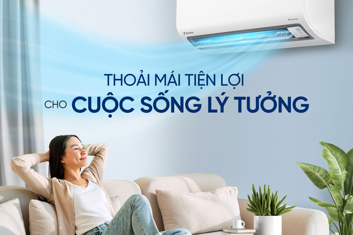 Chỉ với 8,5 triệu sở hữu ngay điều hòa Daikin 9000 inverter FTKB25ZVMV