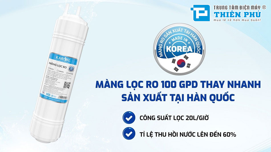 Máy Lọc Nước Karofi 10 Lõi Livotec 628