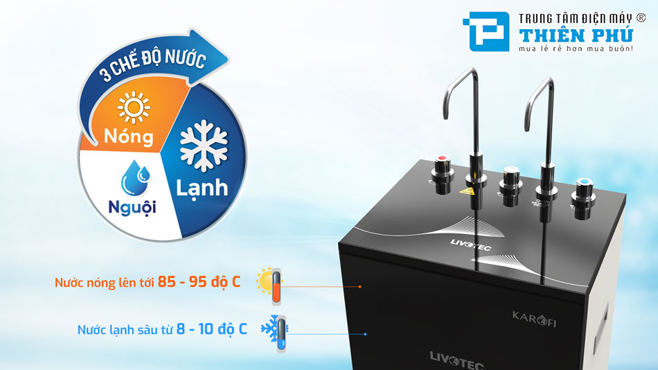 Máy Lọc Nước Karofi 10 Lõi Livotec 629