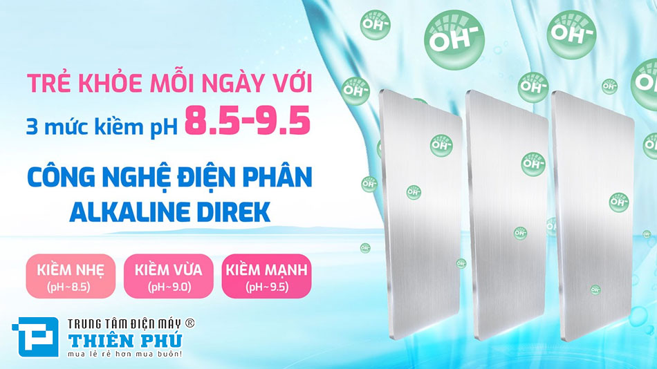 Máy Lọc Nước Karofi Hydro-ion Kiềm 13 Lõi S68 PRO