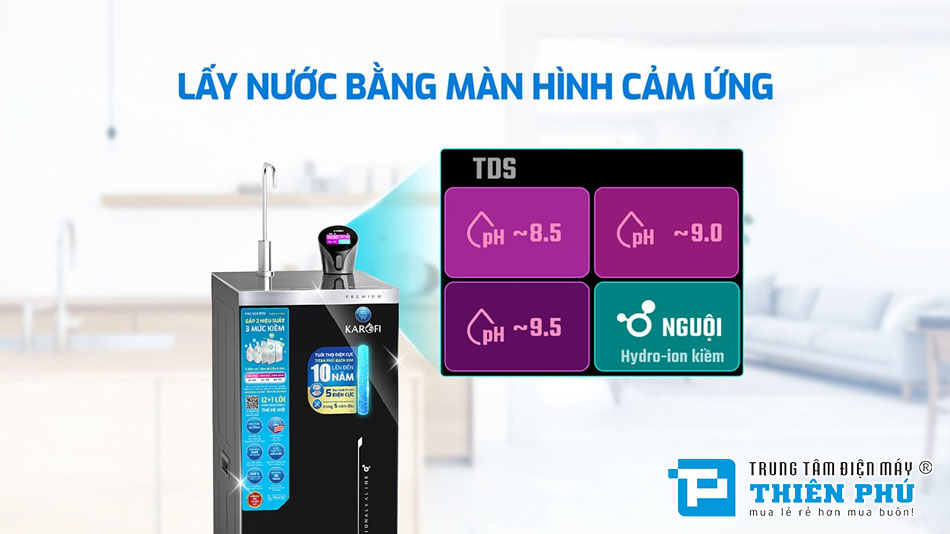 Máy Lọc Nước Karofi Hydro-ion Kiềm 13 Lõi S68 PRO