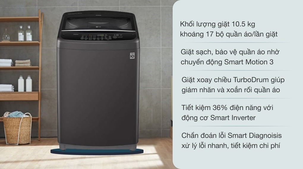 TOP 5 máy giặt LG inverter " Ngon, Bổ, Rẻ" nên mua năm nay 