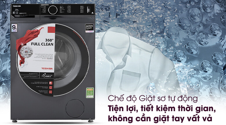 Đánh giá phương pháp giặt hiện đại trên máy giặt Toshiba inverter TW-BK105G4V(SS)