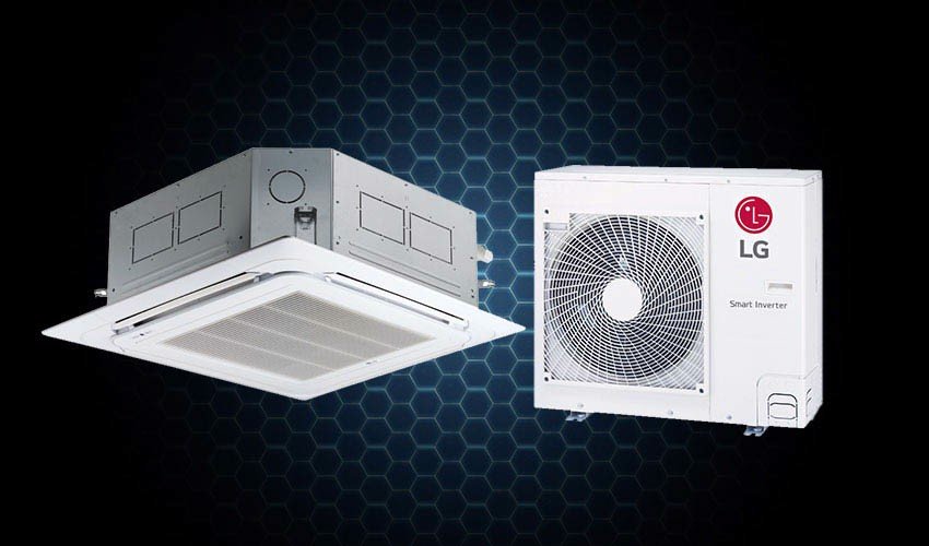 Tiết kiệm điện năng lên đến 70% với điều hòa âm trần LG 30000btu ZTNQ30GNLE0/ZUAC1