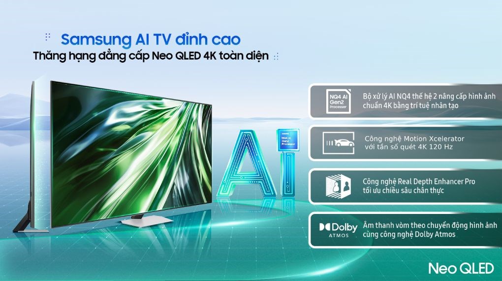 5 lý do nên chọn Smart tivi Samsung Neo QLED QA98QN90FAKXXV cho không gian sống 