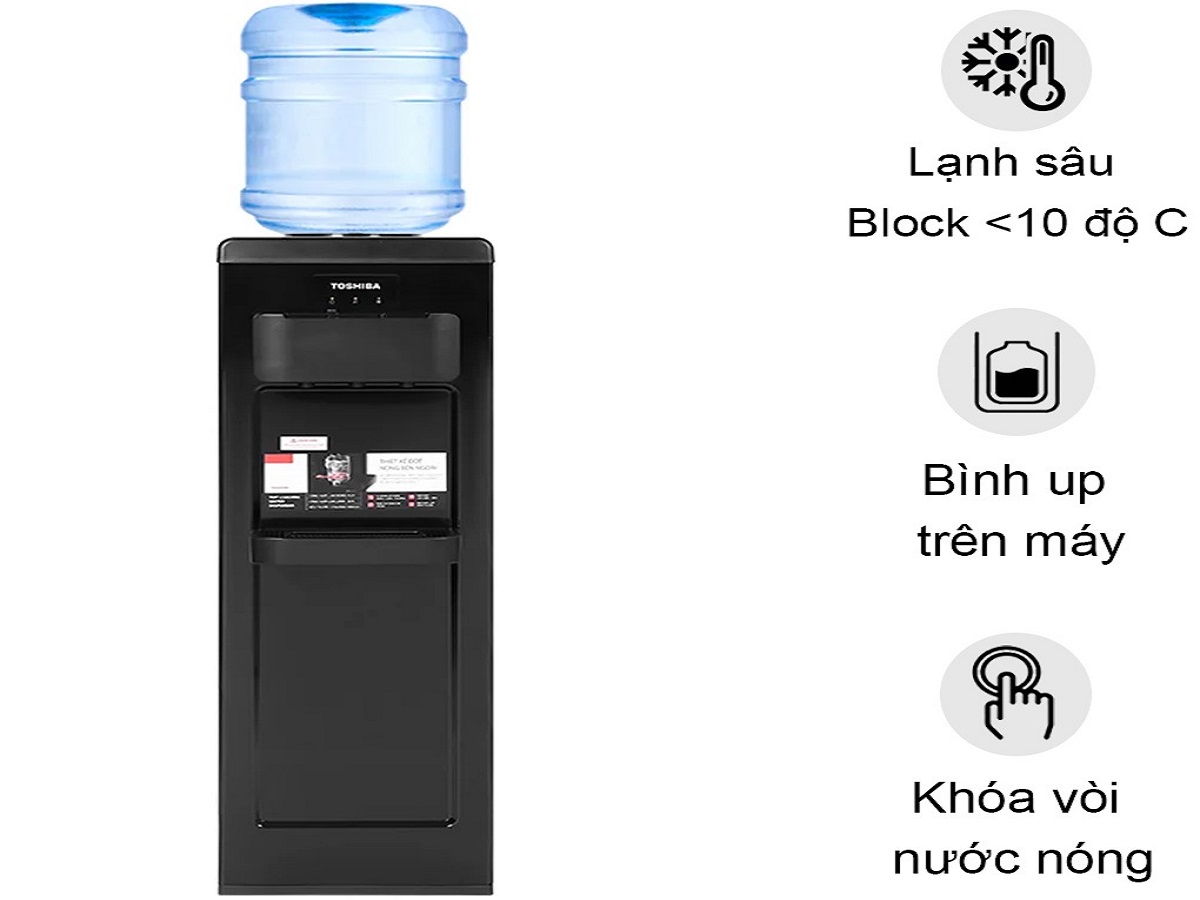 Cây nước nóng lạnh Toshiba 3 vòi RWF-W1917TV(K1) đẳng cấp thiết kế, đột phá công nghệ