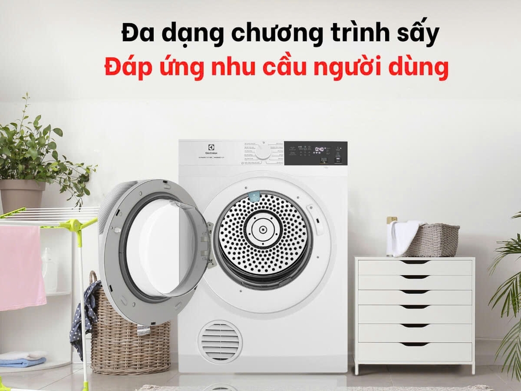 Những lý do khiến máy sấy quần áo Electrolux thông hơi được ưa chuộng