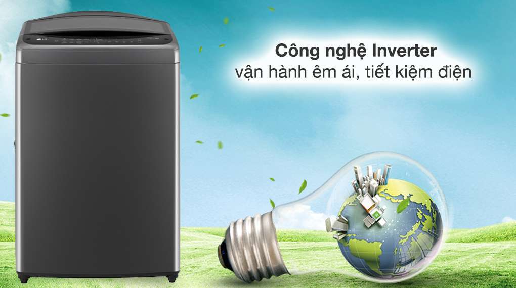 Máy giặt LG 16Kg TV2516DV3B lý tưởng cho gia đình đông người, giặt sạch cả chăn mền cồng kềnh