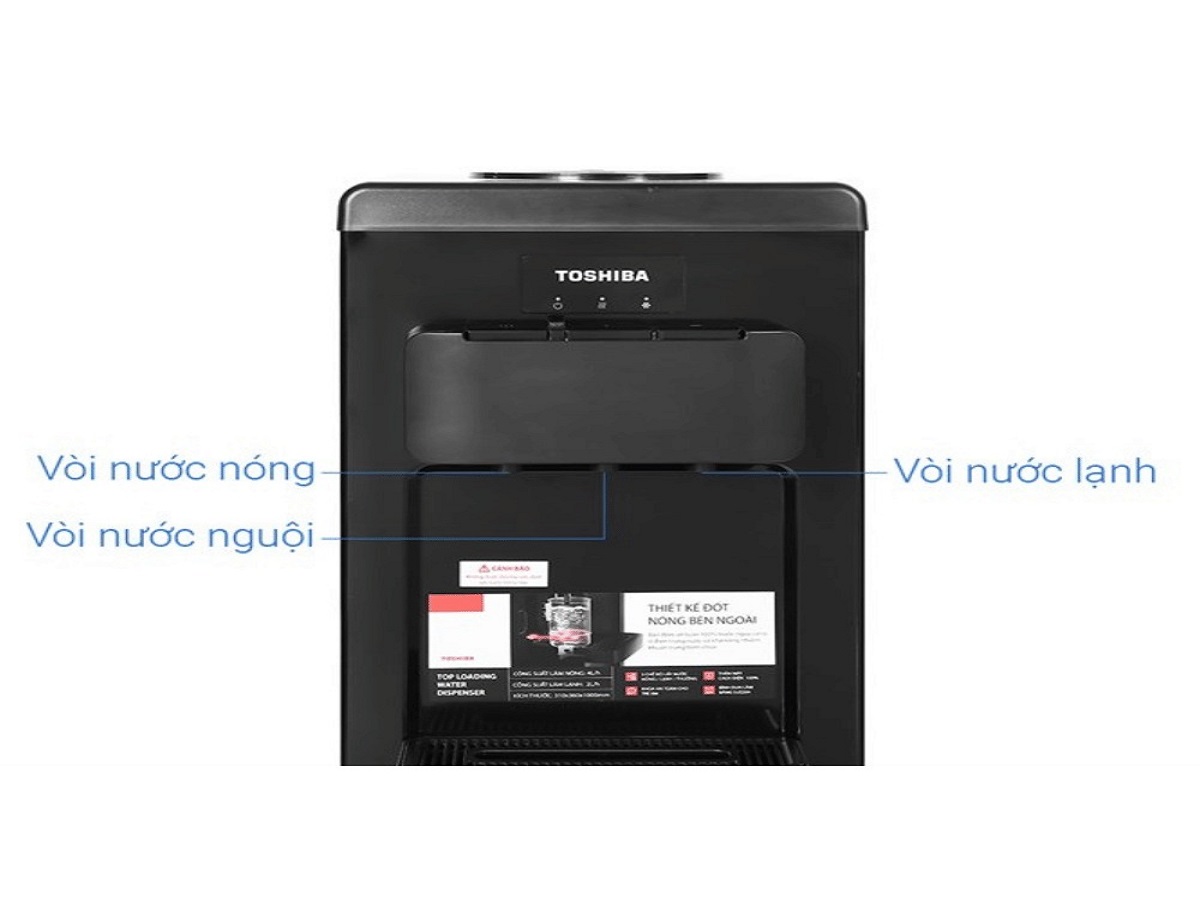 Cây nước nóng lạnh Toshiba 3 vòi RWF-W1917TV(K1) đẳng cấp thiết kế, đột phá công nghệ